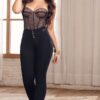 JEAN SIN BOLSILLOS BOTA TUBO 4 BOTONES REF- GISSEL